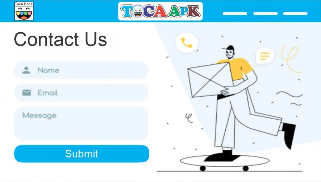 Contact Us Toca APK