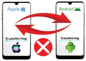 Apple Vs Android Not Transfer Progress